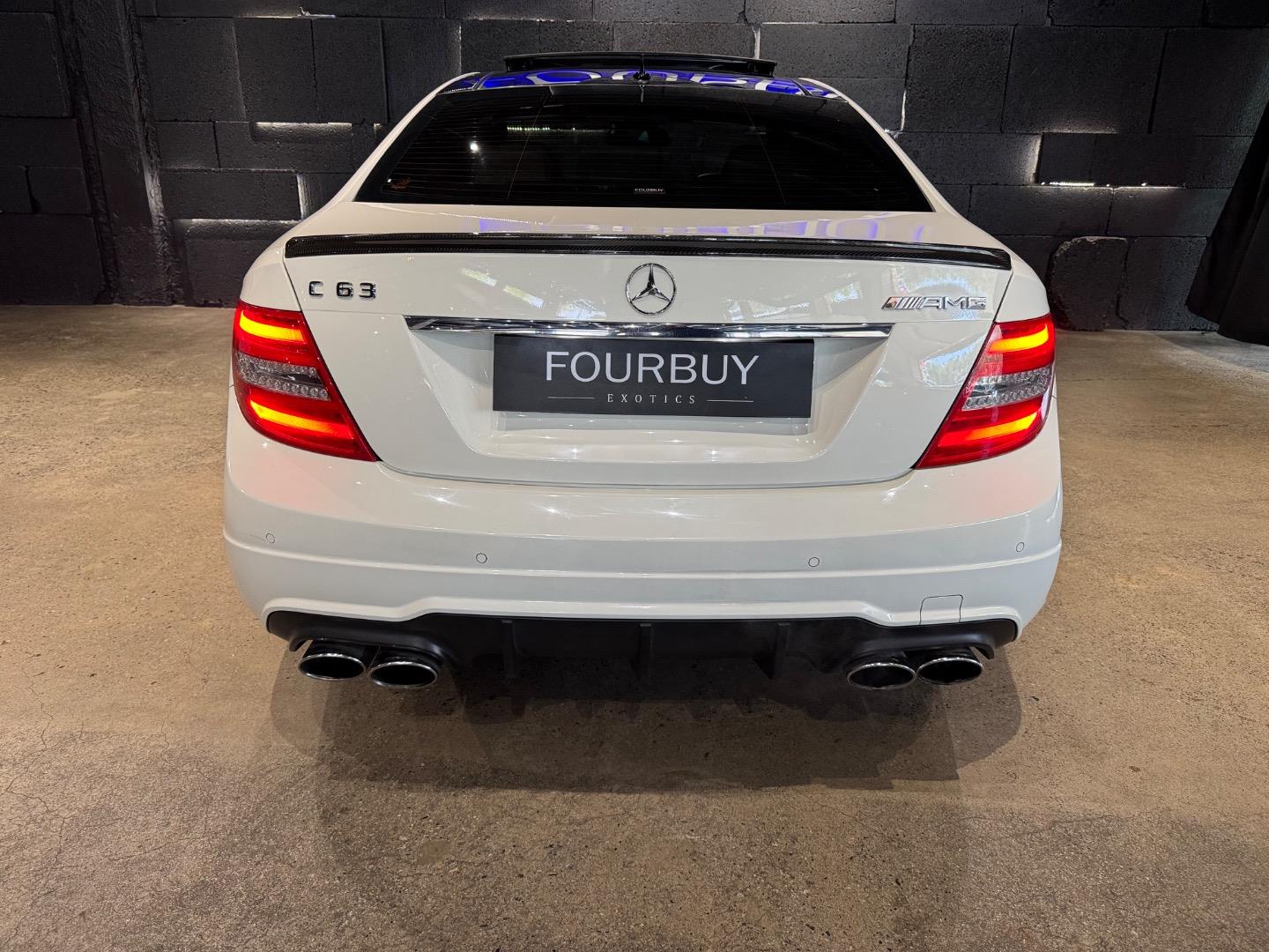 2012 MERCEDES C 63 AMG COUPE SPEEDSHIFT MCT